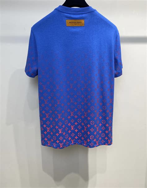 lv monogram t shirt blue|Monogram Gradient T.